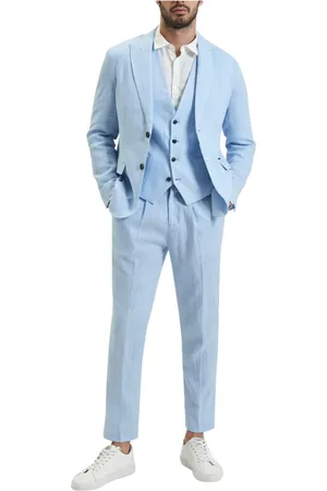GIANNI LUPO Herren, Anzüge, Blau, SGröße: