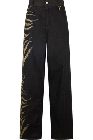 Roberto Cavalli Damen, Jeans, Schwarzk, SGröße: