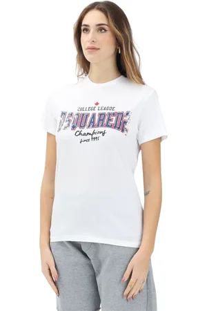 Dsquared2 Damen, Oberteile, Weiß, SGröße: