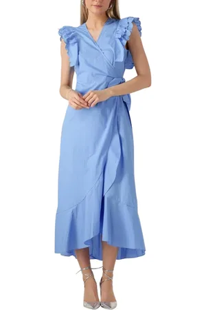 Object Damen, Kleider, Blau, MGröße: