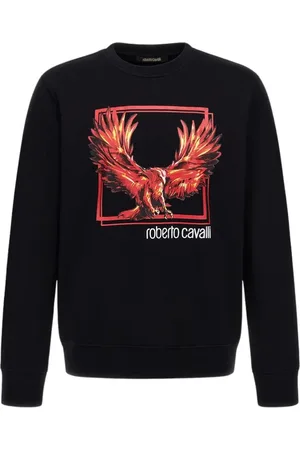 Roberto Cavalli Herren, Sweatshirts & Hoodies, Schwarzk, XLGröße: