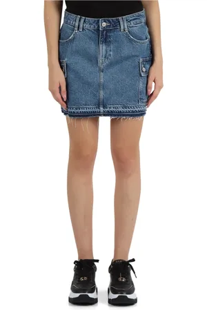 Guess Damen, Röcke, Blau, W32Größe: