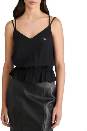 Tommy Hilfiger Damen, Oberteile, Schwarzk, XSGröße: