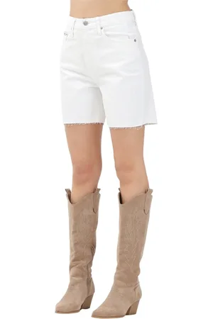 Calvin Klein Damen, Shorts, Weiß, W27Größe: