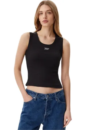 Tommy Hilfiger Damen, Oberteile, Schwarzk, LGröße: