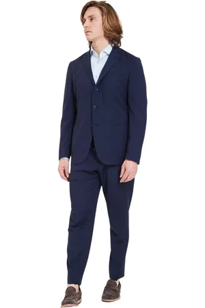Biagio Santaniello Herren, Anzüge, Blau, XLGröße: