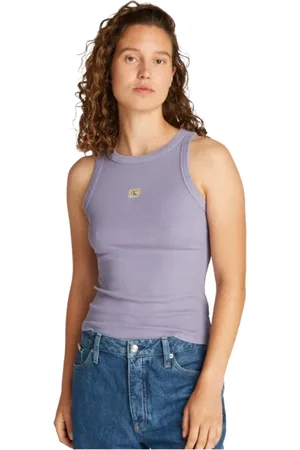 Calvin Klein Damen, Oberteile, Lila, LGröße: