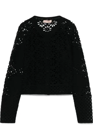 Twin-Set Damen, Strickwaren, Schwarzk, SGröße: