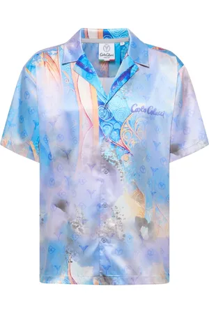 Carlo Colucci Herren, Shirts, Blau, MGröße: