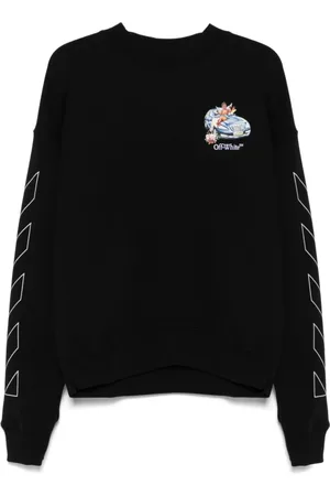OFF-WHITE Herren, Sweatshirts & Hoodies, Schwarzk, SGröße: