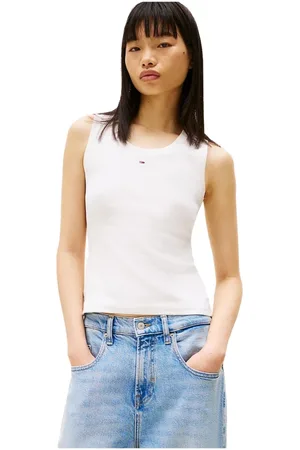 Tommy Hilfiger Damen, Oberteile, Weiß, SGröße: