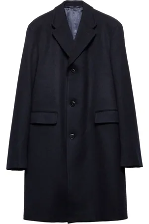 Prada Herren, Mäntel, Blau, MGröße: