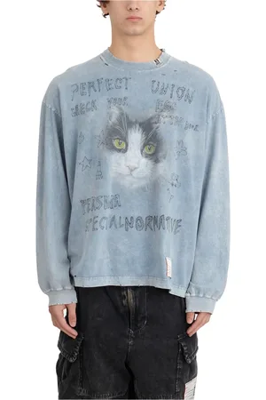 MIHARA YASUHIRO Herren, Sweatshirts & Hoodies, Blau, SGröße: