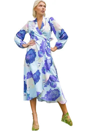 Crās Damen, Kleider, Blau, XLGröße: