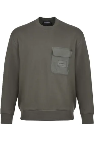 Emporio Armani Herren, Sweatshirts & Hoodies, Grün, 2XLGröße: