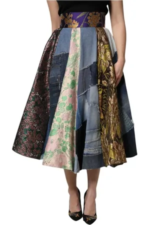 Dolce & Gabbana Damen, Röcke, Mehrfarbig, 2XSGröße: