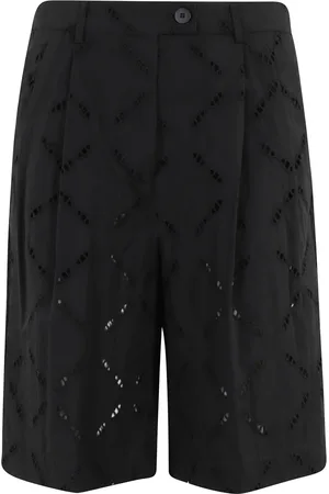 SEMICOUTURE Damen, Shorts, Schwarzk, 2XSGröße: