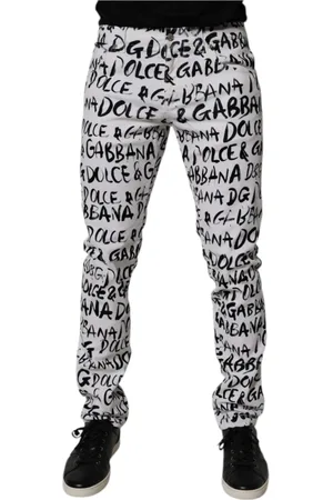 Dolce & Gabbana Herren, Jeans, Weiß, MGröße:
