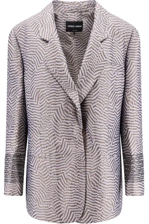 Giorgio Armani Damen, Jacken, Grau, XLGröße: