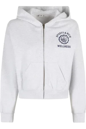 Sporty & Rich Damen, Sweatshirts & Hoodies, Grau, SGröße: