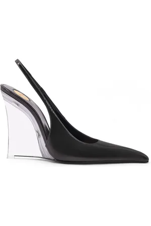 Saint Laurent Damen, Schuhe, Schwarzk, 38 EUGröße: