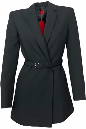 HUGO BOSS Damen, Jacken, Schwarzk, SGröße: