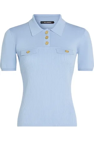Karl Lagerfeld Damen, Oberteile, Blau, MGröße: