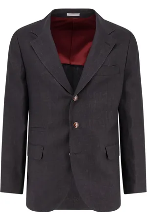 Brunello Cucinelli Herren, Jacken, Schwarzk, 2XLGröße: