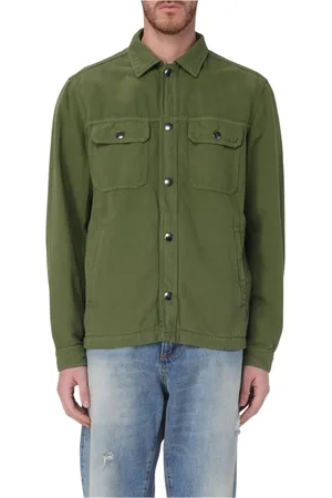 Woolrich Herren, Shirts, Grün, MGröße: