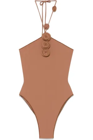 LA REVECHE Damen, Bademode, Braun, SGröße: