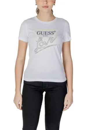 Guess Damen, Oberteile, Weiß, SGröße: