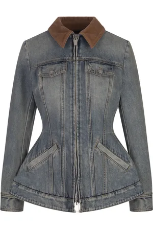 Alexander McQueen Damen, Jacken, Blau, XSGröße: