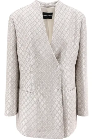 Giorgio Armani Damen, Jacken, Grau, MGröße: