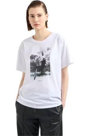 Emporio Armani Damen, Oberteile, Weiß, SGröße:
