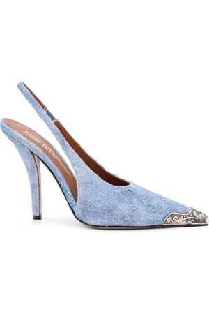 PARIS TEXAS Damen, Schuhe, Blau, 38 1/2 EUGröße: