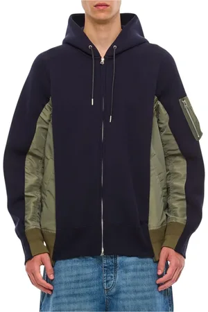 SACAI Herren, Sweatshirts & Hoodies, Blau, SGröße: