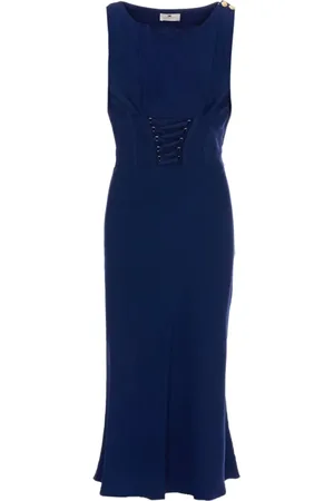 Elisabetta Franchi Damen, Kleider, Blau, MGröße: