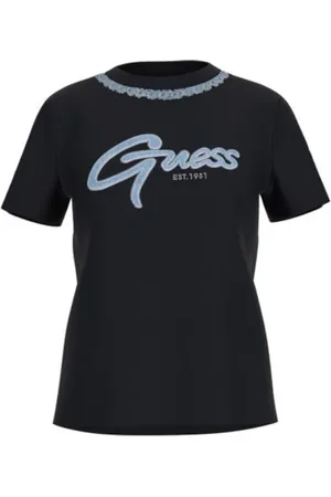 Guess Damen, Oberteile, Schwarzk, SGröße: