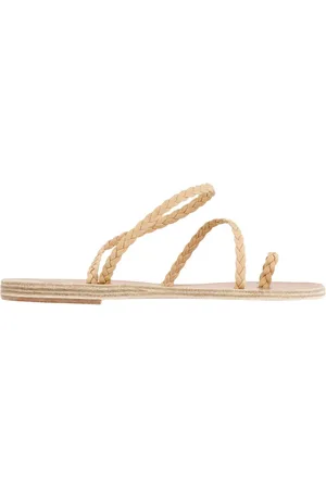 Ancient Greek Sandals Damen, Schuhe, Gelb, 38 EUGröße:
