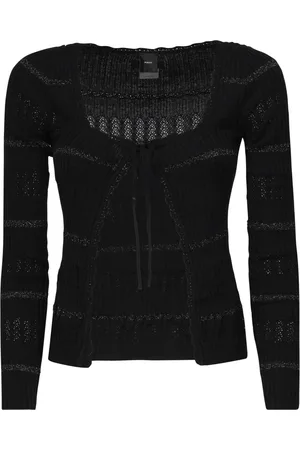 Pinko Damen, Strickwaren, Schwarzk, SGröße: