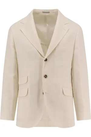 Brunello Cucinelli Herren, Jacken, Weiß, 2XLGröße: