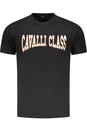 Roberto Cavalli Herren, Oberteile, Schwarzk, MGröße: