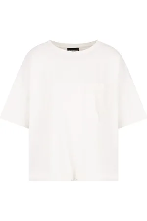 Emporio Armani Damen, Oberteile, Weiß, LGröße: