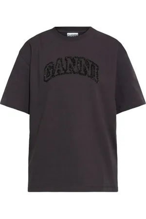 Ganni Damen, Oberteile, Schwarzk, XSGröße: