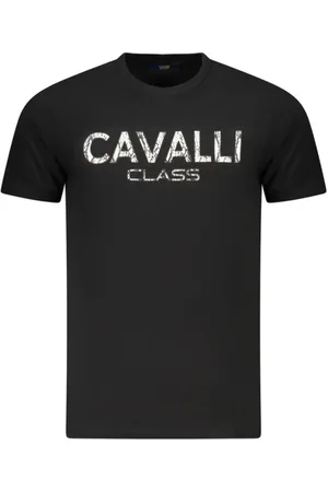 Roberto Cavalli Herren, Oberteile, Schwarzk, XLGröße: