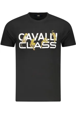 Roberto Cavalli Herren, Oberteile, Schwarzk, LGröße: