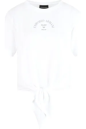 Emporio Armani Damen, Oberteile, Weiß, LGröße: