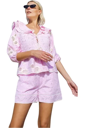 Crās Damen, Shorts, Rosa, 2XLGröße: