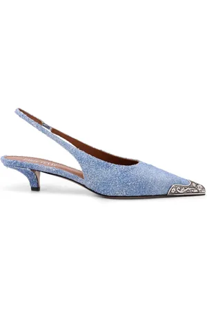 PARIS TEXAS Damen, Schuhe, Blau, 41 EUGröße: