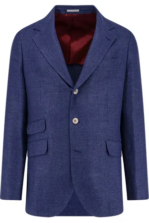 Brunello Cucinelli Herren, Jacken, Blau, 2XLGröße:
